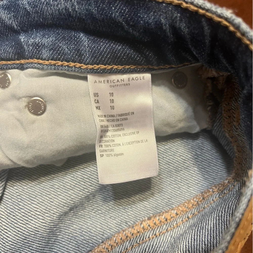 American Eagle Highest Rise 90s Boyfriend Pride Shorts- 10 - Picture 6 of 8